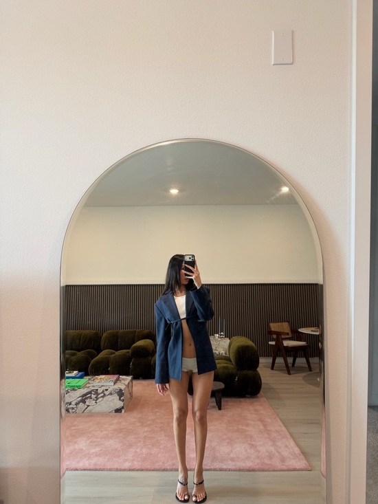 Jackets & Blazers - JACQUEMUS Navy Linen Blazer (34)